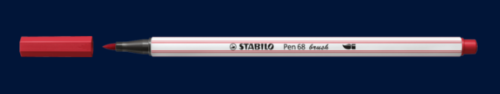 ROTULADOR PUNTA FIBRA PINCEL PEN 68 BRUSH VERDE STABILO 568/36 - Imagen 2