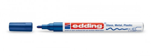 MARCADOR PERMANENTE 1-2MM 751 AZUL EDDING 751-03