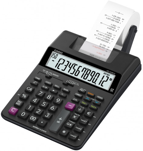 CALCULADORA IMPRESORA DE 12 DÍGITOS CASIO HR-150RCE