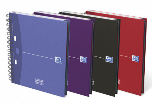 CUADERNO EUROPEANBOOK 1 TAPA EXTRADURA A5+ 100 HOJAS 5X5 COLORES SURTIDOS ESSENTIALS 3SEP OXFORD 100100314