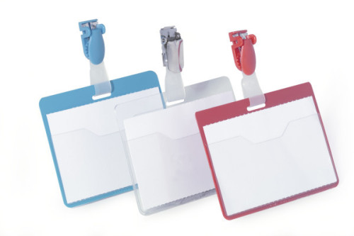 CAJA DE 25 IDENTIFICADORES CON PINZA ROJO 60X90 DURABLE 8106-03 - Imagen 2