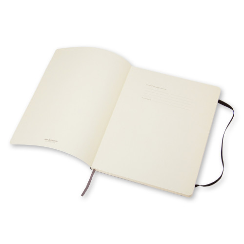 LIBRETA CLASICA TAPA BLANDA NEGRA XL (19X25CM) RAYADA MOLESKINE QP621 - Imagen 2