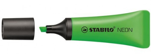 MARCADOR FLUORESCENTE NEON TRAZO 2/5MM. VERDE STABILO 72/33