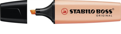 MARCADOR.FLUORESCENTE BOSS TRAZO 2/5MM. MELOCOTON PASTEL STABILO 70/126