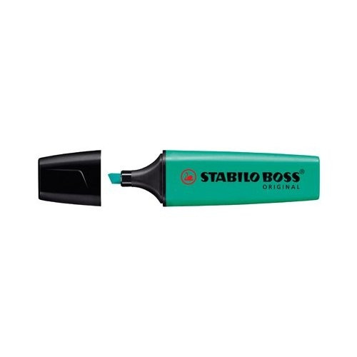 MARCADOR FLUORESCENTE BOSS ORIGINAL TRAZO 2/5MM. TURQUESA STABILO 70/51