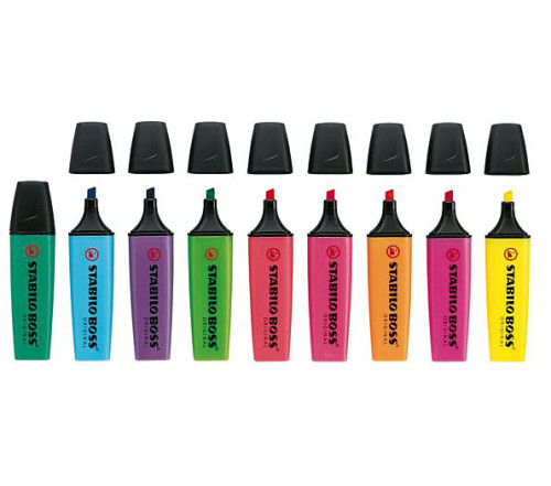 ESTUCHE 8 MARCADORES FLUORESCENTES BOSS TRAZO 2/5MM. SURTIDOS STABILO 70/8 - Imagen 2