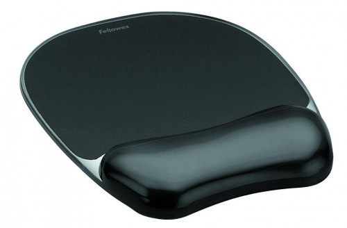 ALFOMBRILLA CON REPOSAMUÑECAS RATON GEL NEGRO FELLOWES 9112101
