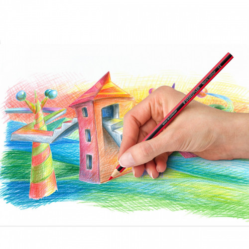 ESTUCHE 12 LAPICES DE COLORES NORIS COLOUR SURTIDOS STAEDTLER 185 C12 - Imagen 4