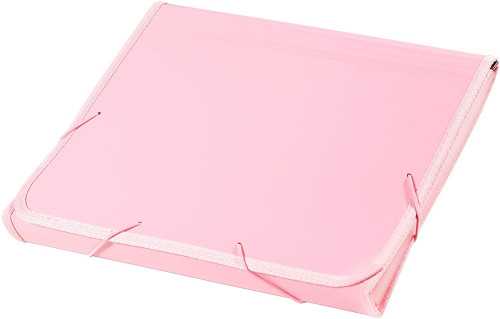 ACORDEON POLIPROPILENO SOFT FOLIO 13 DEPARTAMENTOS RIBETE GOMA ROSA CARCHIVO 19260025 - Imagen 3