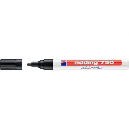 MARCADOR PERMANENTE 2-4MM 750 NEGRO EDDING 750-1