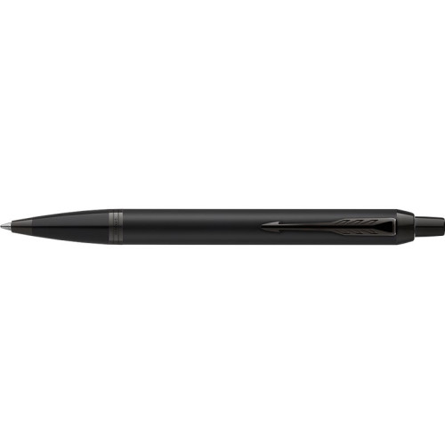BOLĂGRAFO IM CUERPO NEGRO MATE/ADORNOS NEGROS MEDIUM PARKER 2127618 - Imagen 5