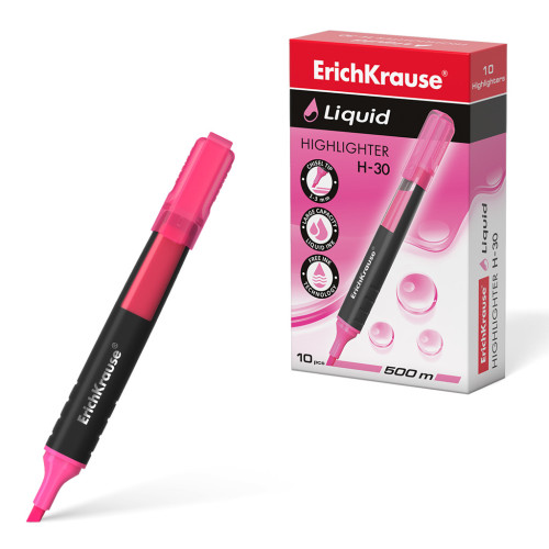 MARCADOR FLUORESCENTE LIQUID H-30 ROSA ERICHKRAUSE 47975