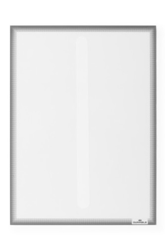 Durable 501457 archivador Antracita, Transparente