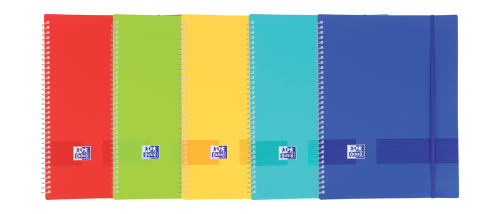 Oxford Live & Go Plástico Colores surtidos, Translúcido, Transparente A4
