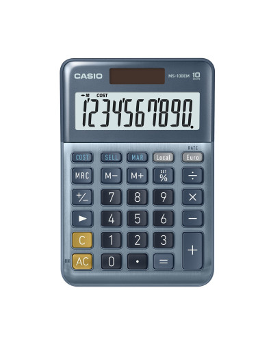 CALCULADORA DE SOBREMESA DE 10 DÍGITOS CASIO MS-100EM
