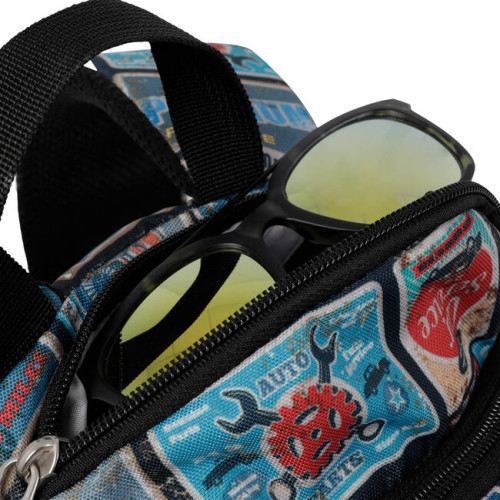 Totto Goctal mochila Mochila escolar Azul, Rojo PoliƩster - Imagen 5