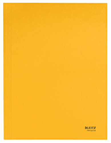 CARPETA CARTON 3 SOLAPAS A4 RECYCLE 100% AMARILLO LEITZ 39060015