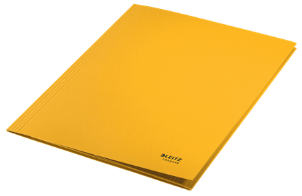 CARPETA CARTON 3 SOLAPAS A4 RECYCLE 100% AMARILLO LEITZ 39060015 - Imagen 5