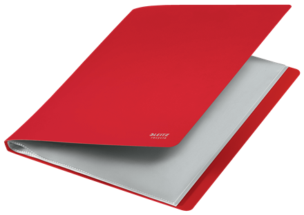 CARPETA POLIPROPILENO CON 20 FUNDAS A4 RECYCLE ROJO LEITZ 46760025 - Imagen 5