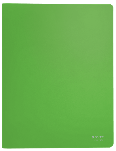 CARPETA POLIPROPILENO CON 20 FUNDAS A4 RECYCLE VERDE LEITZ 46760055