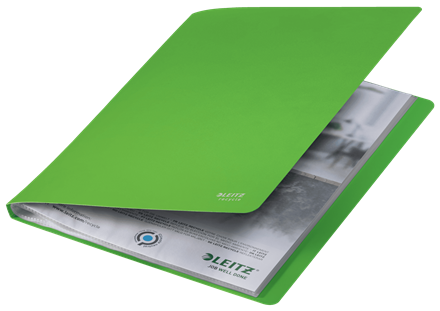 CARPETA POLIPROPILENO CON 20 FUNDAS A4 RECYCLE VERDE LEITZ 46760055 - Imagen 3