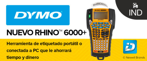 ROTULADORA RHINO 6000+ DYMO 2122966 - Imagen 12