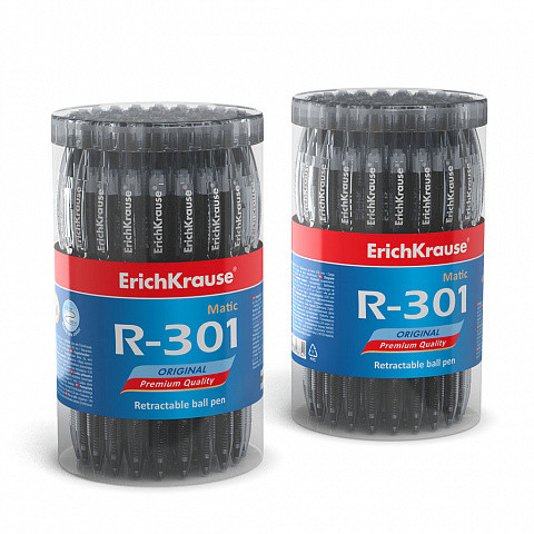 BOLÍGRAFO DE BOLA AUTOMÁTICO R-301 ORIGINAL MATIC 0.7, COLOR DE LA TINTA: NEGRO ERICH KRAUSE 46765 - Imagen 3