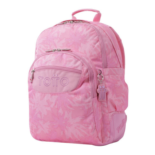MOCHILA ESCOLAR PALMERAS ROSAS - CRAYOLES TOTTO MA04ECO029-2210N-8IE - Imagen 2