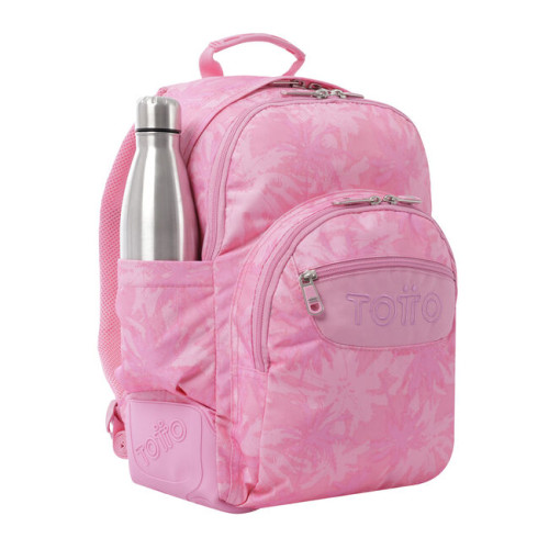 MOCHILA ESCOLAR PALMERAS ROSAS - CRAYOLES TOTTO MA04ECO029-2210N-8IE - Imagen 4