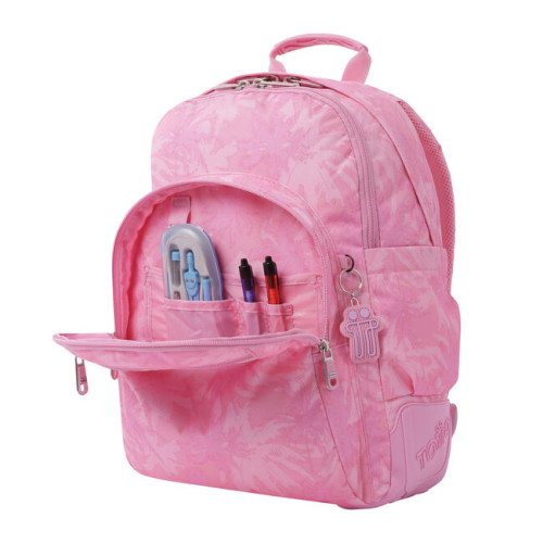 MOCHILA ESCOLAR PALMERAS ROSAS - CRAYOLES TOTTO MA04ECO029-2210N-8IE - Imagen 5
