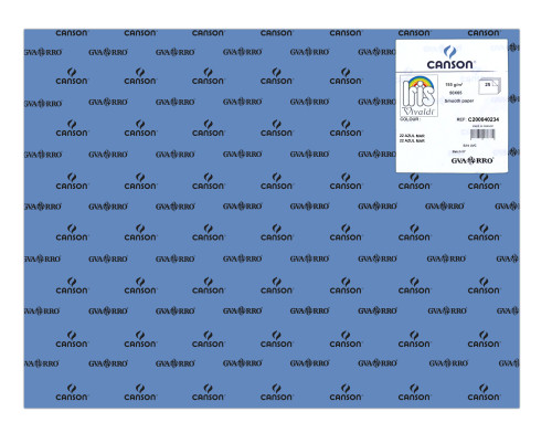 PACK 25 HOJAS CARTULINA IRIS 50X65 185G AZUL MAR CANSON C200040234 - Imagen 2