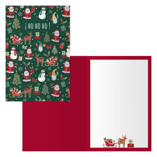 PACK 6 TARJETAS DE FELICITACIÓN NAVIDAD - TAMAÑO 11,5 X 17 CM - MODELO GIFT DOHE 70030 - Imagen 2