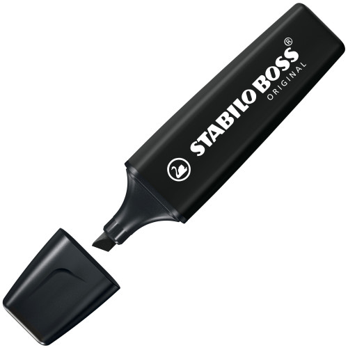 STABILO BOSS ORIGINAL marcador 1 pieza(s) Punta de cincel Negro