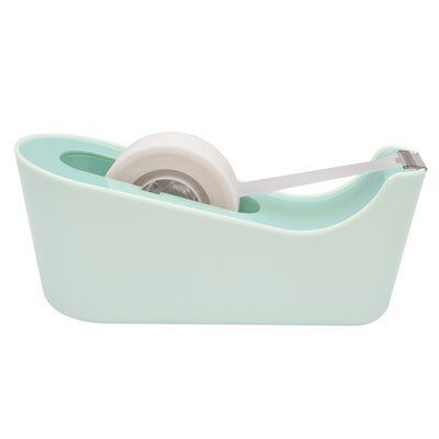 DISPENSADOR PORTARROLLOS C18 DE SOBREMESA COLOR MENTA CON ROLLO CINTA INVISIBLE 19MM X 33M MAGIC C18-M SCOTH 7100180400 - Imagen 2