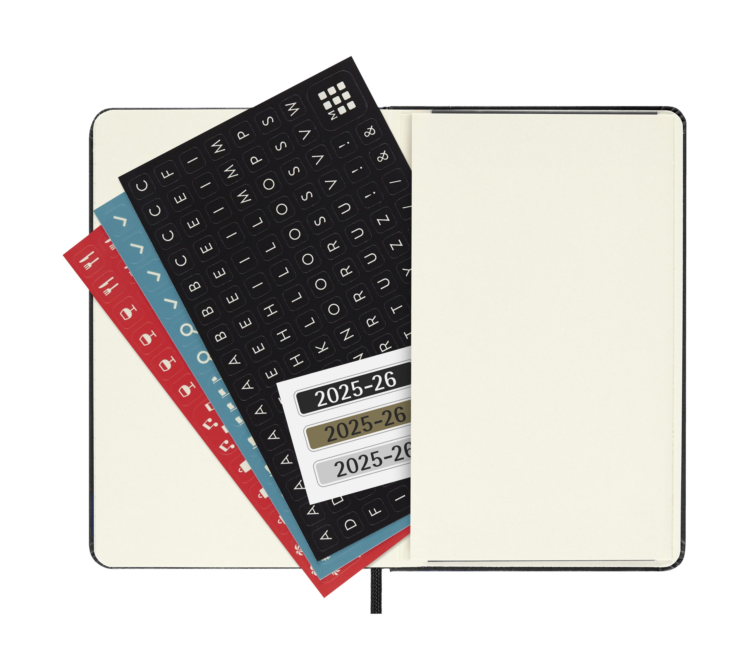 AGENDA 18M 2025-2026 SEMANAL P (9 X 14 CM) NEGRA TAPA DURA MOLESKINE DHB18WN2Y26 - Imagen 6