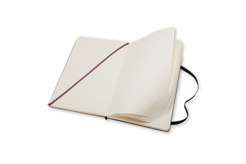 LIBRETA CLASICA TAPA DURA NEGRA L (13X21CM) CUADRICULADA MOLESKINE QP061 - Imagen 3