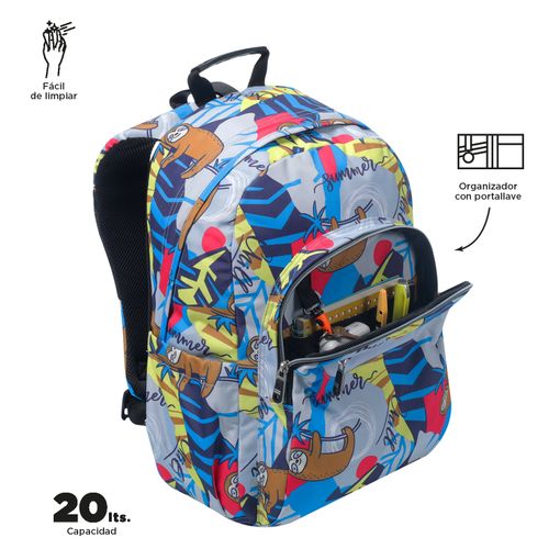 MOCHILA ACUARELES LAZEL (33 X 44 X 14) - 20L TOTTO MA04ECO021-2416N-6YB - Imagen 5