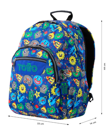 MOCHILA ACUARELES TELLO (33 X 44 X 14) - 20L TOTTO MA04ECO021-2416N-8JZ - Imagen 3