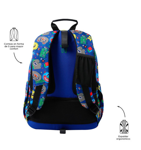 MOCHILA ACUARELES TELLO (33 X 44 X 14) - 20L TOTTO MA04ECO021-2416N-8JZ - Imagen 4