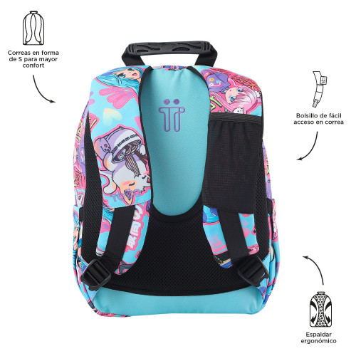 MOCHILA RAYOL HAPPY FLOW (33 X 44 X 13,5) - 19,6L TOTTO MA04ECO002-2416N-2AU - Imagen 2