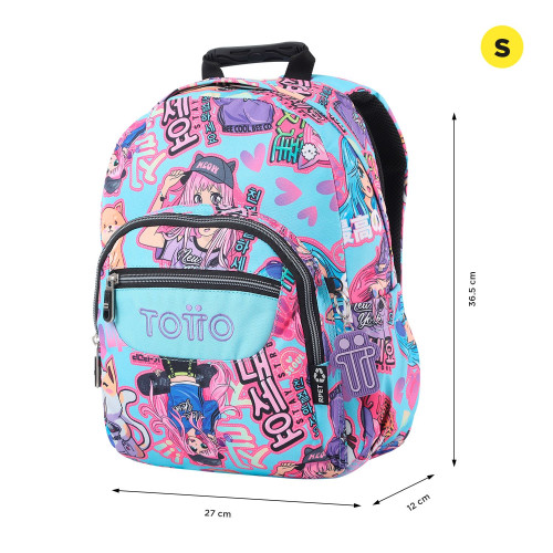 MOCHILA RAYOL HAPPY FLOW (33 X 44 X 13,5) - 19,6L TOTTO MA04ECO002-2416N-2AU - Imagen 3
