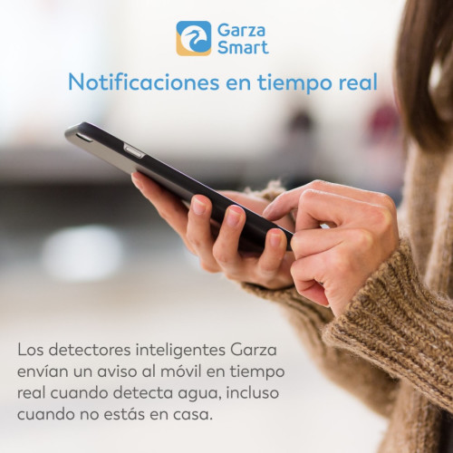 DETECTOR DE SEGURIDAD DE INUNDACION SMART WIFI GARZA 401346C - Imagen 3