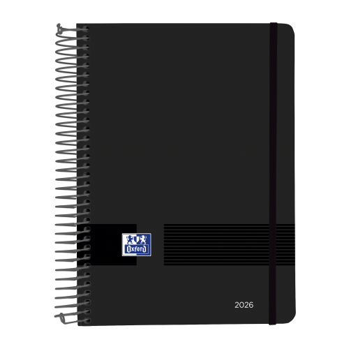 AGENDA 2026 LIVE&GO A5 15X21CM DIA PAGINA COLOR NEGRO OXFORD 400201730