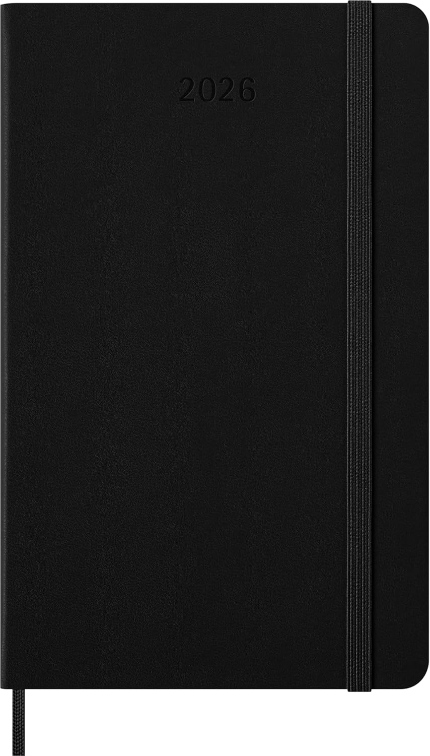 AGENDA 2026 TAPA DURA 12 MESES SEMANAL HORIZONTAL L (13 X 21 CM) NEGRA MOLESKINE DHB12WH3Y26 - Imagen 2