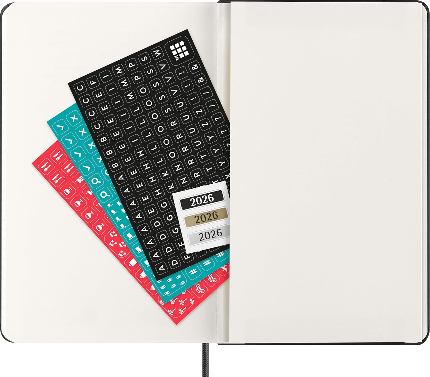 AGENDA 2026 TAPA DURA 12 MESES SEMANAL HORIZONTAL L (13 X 21 CM) NEGRA MOLESKINE DHB12WH3Y26 - Imagen 3