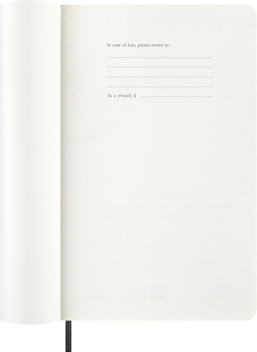 AGENDA 2026 TAPA BLANDA 12 MESES SEMANAL L (13 X 21 CM) NEGRA MOLESKINE DSB12WN3Y26 - Imagen 2