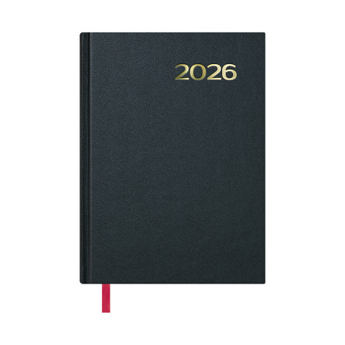 AGENDA 2026 SINTEX DÍA PÁGINA 14 X 20 CM. COLOR NEGRO DOHE 11399 - 26