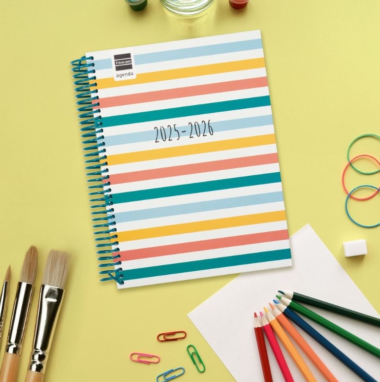 AGENDA ESCOLAR 2025-2026 DIVA 8ยบ 120X164 SEMANA VISTA HORIZONTAL COLORS+ FINOCAM 536100526 - Imagen 3
