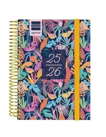AGENDA ESCOLAR 2025-2026 SECUNDARIA 8ยบ 120X164 1DIA PAGINA TROPICAL+ FINOCAM 634265026