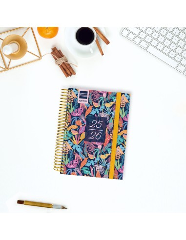 AGENDA ESCOLAR 2025-2026 SECUNDARIA 8ยบ 120X164 1DIA PAGINA TROPICAL+ FINOCAM 634265026 - Imagen 2